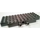 LEGO Donker Steengrijs Steen 5 x 12 met Technic Gaten Assembly (45403)