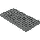 LEGO Donker Steengrijs Steen 8 x 16 (4204 / 44041)