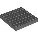 LEGO Dunkles Steingrau Backstein 8 x 8 (4201 / 43802)
