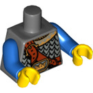 LEGO Dunkles Steingrau Bricks und More Torso (973 / 76382)