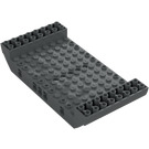 LEGO Mørk steingrå Senter Hull 8 x 16 x 2.3 med Hull (95227)