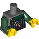 LEGO Donker steengrijs Keten Mail Torso met Riem (76382 / 88585)