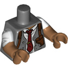 LEGO Dunkles Steingrau Commissioner Gordon Minifig Torso (973 / 16360)