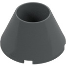 LEGO Dark Stone Gray Cone 4 x 4 x 2 Hollow (4742)