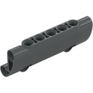 LEGO Dark Stone Gray Curved Panel 7 x 3 (24119)