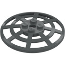 LEGO Grigio pietra scuro Dish 6 x 6 Webbed (Supporto quadrato sotto) (4285 / 30234)