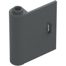 LEGO Dark Stone Gray Door 1 x 3 x 3 Left with Hollow Hinge (60658)