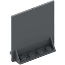 LEGO Tmavě kamenná šedá Dveře 2 x 8 x 6 Revolving s Shelf Supports (40249 / 41357)