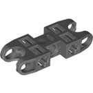 LEGO Dark Stone Gray Double Ball Connector 5 with Vents (47296 / 61053)