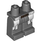 LEGO Dunkles Steingrau Dr Wu Minifigure Hüften und Beine (3815 / 22413)