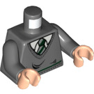 LEGO Mørk stengrå Draco Malfoy Minifig Torso (73403 / 76382)