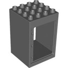 LEGO Dark Stone Gray Duplo Door 4 x 4 x 5 (6360)