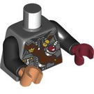 LEGO Dunkles Steingrau Evil Macaque Minifig Torso (973 / 76382)