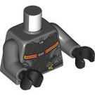 LEGO Dark Stone Gray Falcon - Neck Bracket Minifig Torso (973 / 76382)