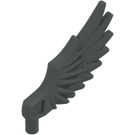 LEGO Dark Stone Gray Feathered Wing (11100)