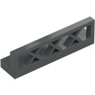 LEGO Mørk stengrå Hegn 1 x 4 x 1 Lattice (3633)