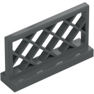 LEGO Dark Stone Gray Fence 1 x 4 x 2 Lattice (3185)