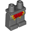 LEGO Dark Stone Gray Firework Guy Minifigure Hips and Legs (3815 / 37748)