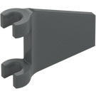 LEGO Dark Stone Gray Flag 2 x 2 Angled with Flared Edge (80324)