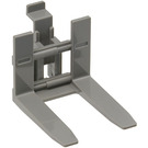 LEGO Gris pierre foncé Forklift Forks 4 x 7 Renforcé sans support de ceinture en caoutchouc (45707)