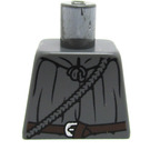 LEGO Dunkles Steingrau Gandalf the Grey mit Hut und Umhang Torso ohne Arme (973)