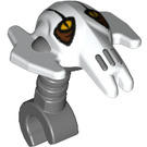 LEGO Dark Stone Gray General Grievous Head with Small Eyes (16283 / 36168)