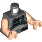 LEGO Dark Stone Gray Griff Halloran Minifig Torso (76382)