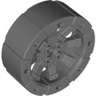 LEGO Dark Stone Gray Hard Plastic Wheel Ø56 x 22 with Spokes (55817 / 61745)