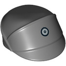 LEGO Dark Stone Gray Hat with Silver and Black Code Disk Circle (16497)