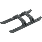 LEGO Grigio pietra scuro Elicottero Landing Skids 12 x 6 (30248 / 40939)