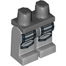 LEGO Gris pierre foncé Heroic Knight Minifigure Hanches et jambes (3815 / 11574)