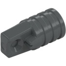 LEGO Grigio pietra scuro Cerniera Braccio Bloccante con Single Finger e Axlehole (30552 / 53923)