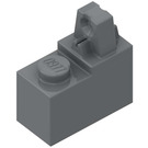 LEGO Donker steengrijs Scharnier Steen 1 x 2 met 1 Finger (76385)