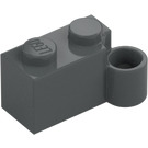 LEGO Dark Stone Gray Hinge Brick 1 x 4 Base (3831)