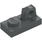 LEGO Dark Stone Gray Hinge Plate 1 x 2 Locking with Single Finger On Top (30383 / 53922)