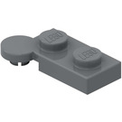 LEGO Dark Stone Gray Hinge Plate 1 x 4 Top (2430)