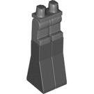 LEGO Dark Stone Gray Hips and Legs with Black Slope Extensions (18386)