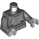 LEGO Dark Stone Gray Imperial Combat Driver Minifig Torso (973 / 76382)