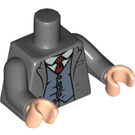 LEGO Dunkles Steingrau Jacob Kowalski Minifig Torso (973 / 88585)