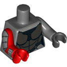 LEGO Dunkles Steingrau Katana Minifig Torso (973 / 88585)