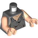 LEGO Mørk stengrå Kreacher Minifig Torso (973 / 76382)