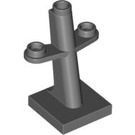 LEGO Dark Stone Gray Lantern Mast 2 x 2 x 3 (4289)