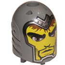 LEGO Dark Stone Gray Large Figure Head Sir Adric (54474)