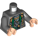 LEGO Donker Steengrijs Loki Torso (973 / 76382)