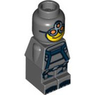 LEGO Dark Stone Grigio Magma Monster Microfigure