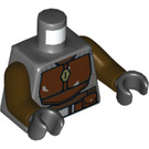 LEGO Mandalorian Warrior Torso with Dark Brown Arms (76382)