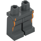 LEGO Grigio pietra scuro McLaren Race Autista Minifigure Fianchi e gambe (73200 / 108314)