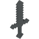 LEGO Dark Stone Gray Minecraft Sword (18787)