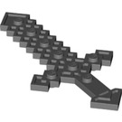 LEGO Dark Stone Gray Minecraft Sword (41651)