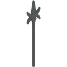 LEGO Dark Stone Gray Minifig Spear with Four Side Blades (43899)